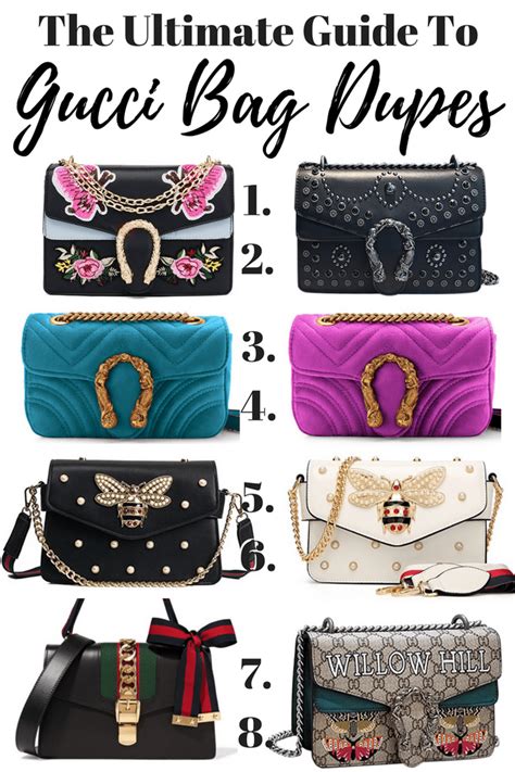 best gucci bag dupes|duplicate gucci bags.